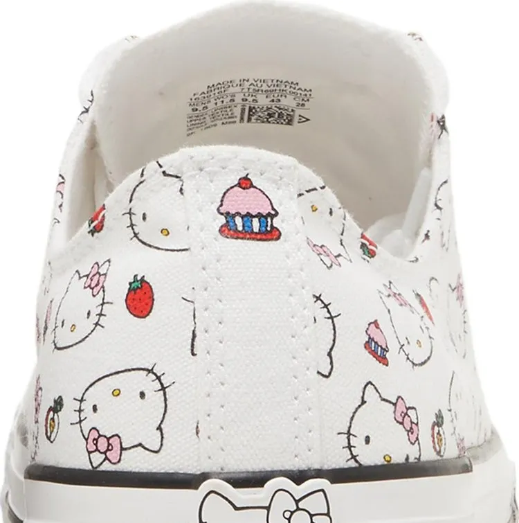 Converse Hello Kitty x Chuck Taylor All Star Low White Sneakers, white