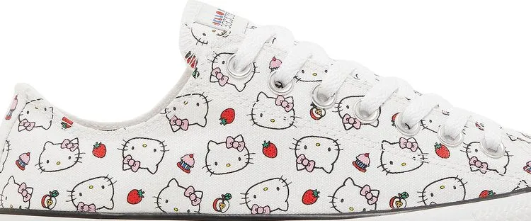 Converse Hello Kitty x Chuck Taylor All Star Low White Sneakers, white