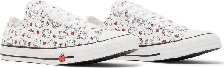 Converse Hello Kitty x Chuck Taylor All Star Low White Sneakers, white