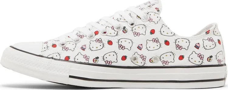 Converse Hello Kitty x Chuck Taylor All Star Low White Sneakers, white