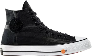 Converse Rokit x Chuck 70 High Blacktop sneakers, black