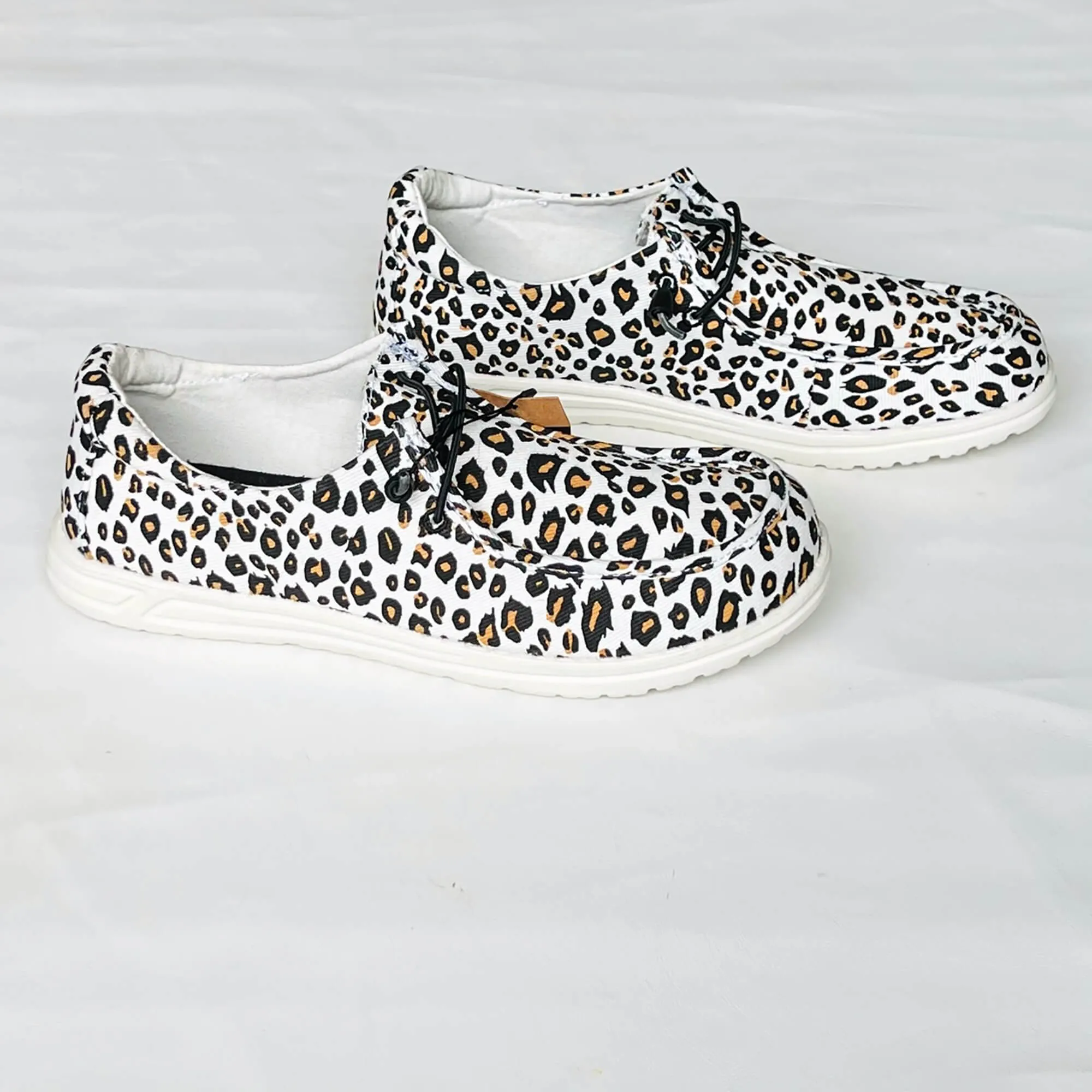 Crevo Kimmy Animal Print Casual Shoes, Slide-On, Memory Foam - 7M