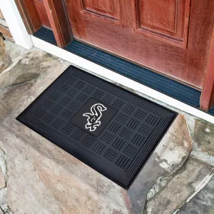 Fanmats Chicago White Sox Heavy Duty Vinyl Medallion Door Mat - 19.5" x 31"