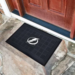 Fanmats Tampa Bay Lightning Heavy Duty Vinyl Medallion Door Mat - 19.5" x 31"