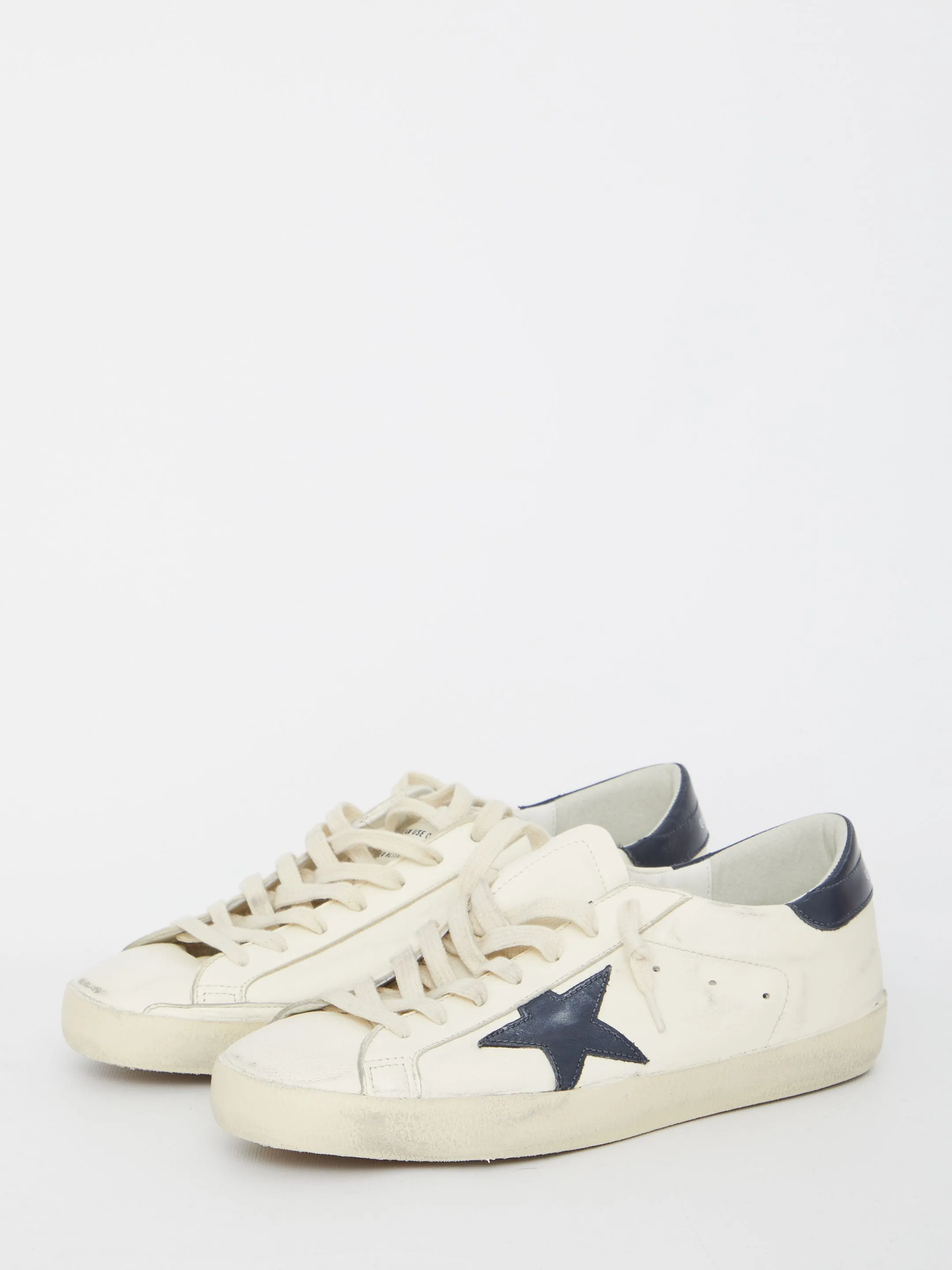 Golden Goose Super-star Sneakers in White