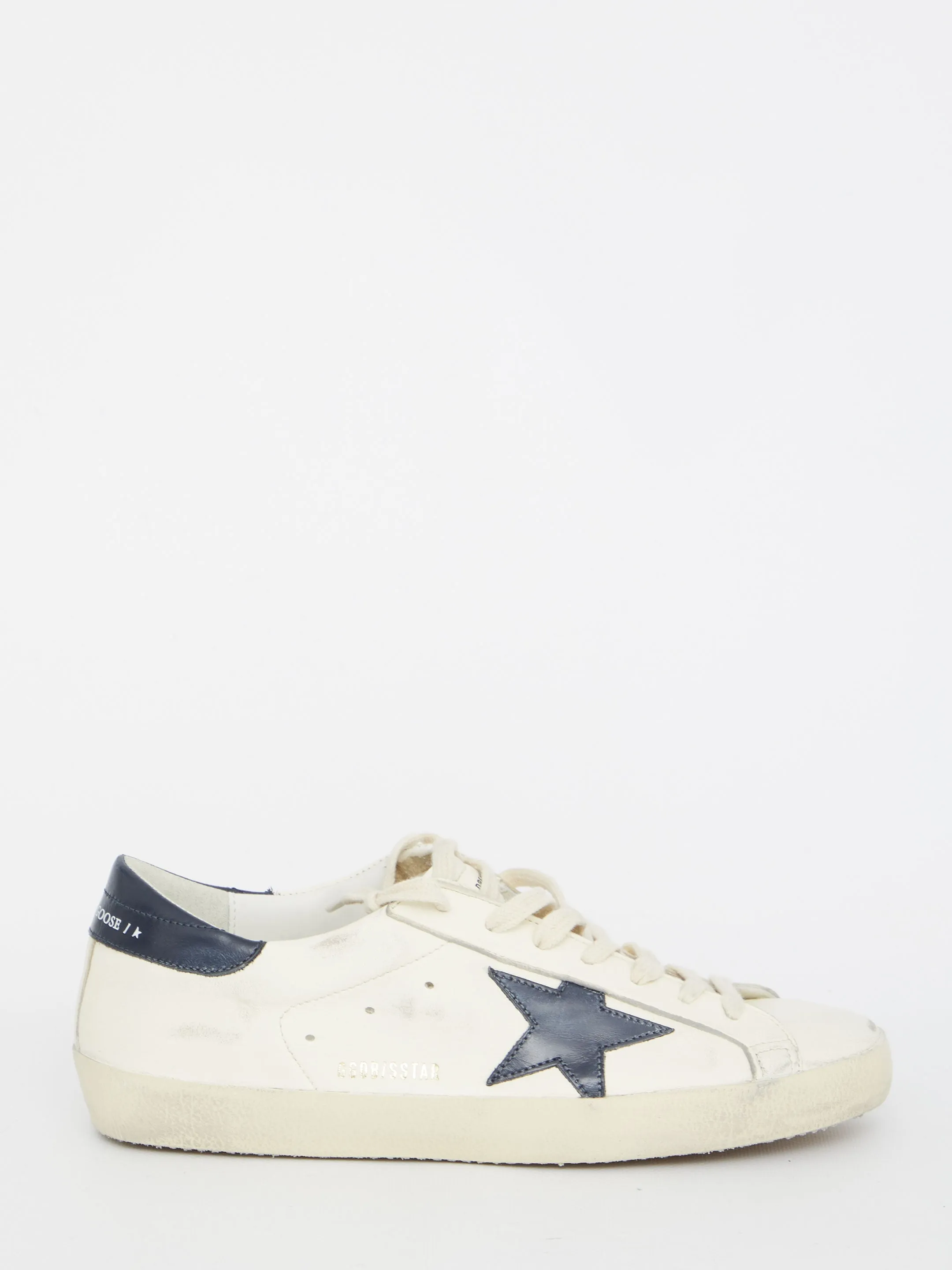 Golden Goose Super-star Sneakers in White