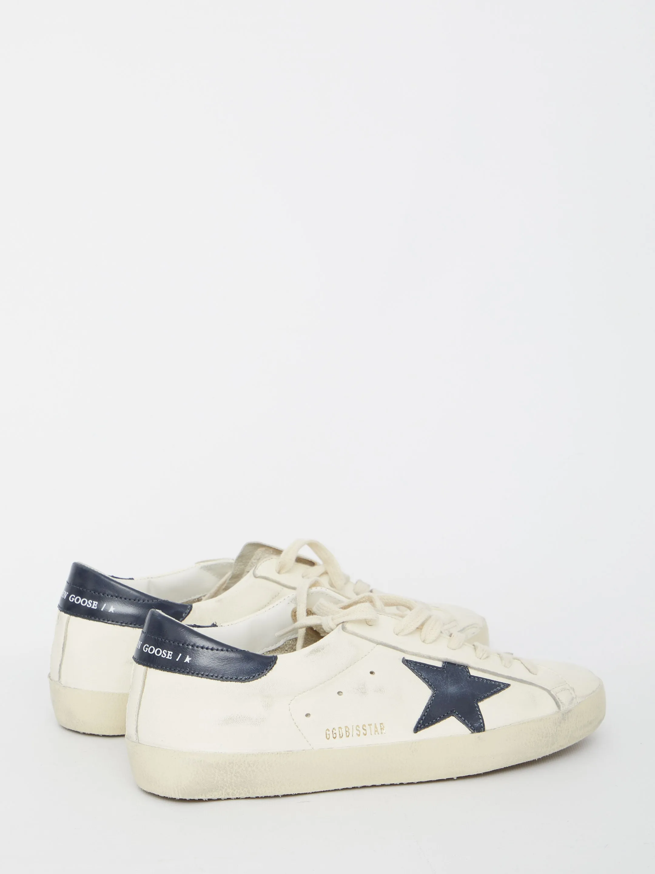 Golden Goose Super-star Sneakers in White