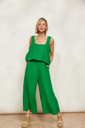 Halcyon Crop Pant - Emerald