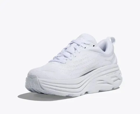 Hoka Bondi 8 White White Women's