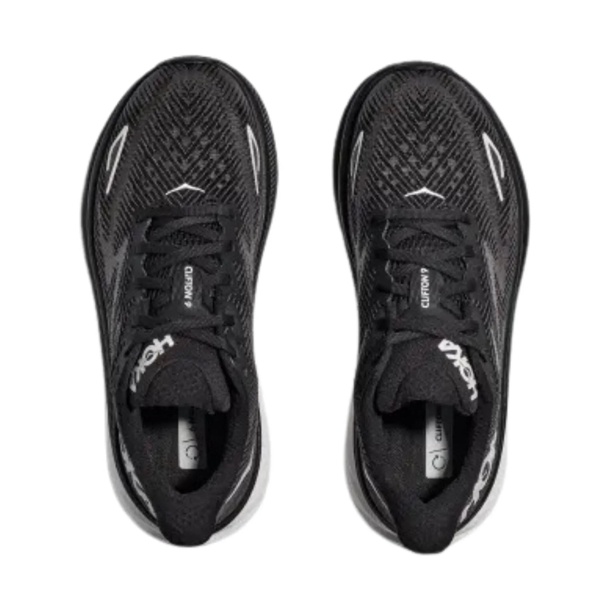 HOKA Women's Clifton 9 - Black/White