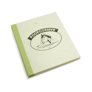 Horse POOPOOPAPER Horse Logo - Eco-friendly Journal - Grass