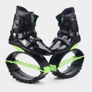 Jumping Shoes Bounce Shoes Indoor Sports Rebound Shoes, Size: 36/38  (Green And Black)