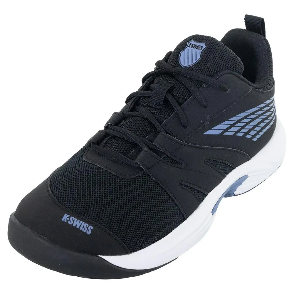 Junior`s SpeedTrac Tennis Shoes Black and White