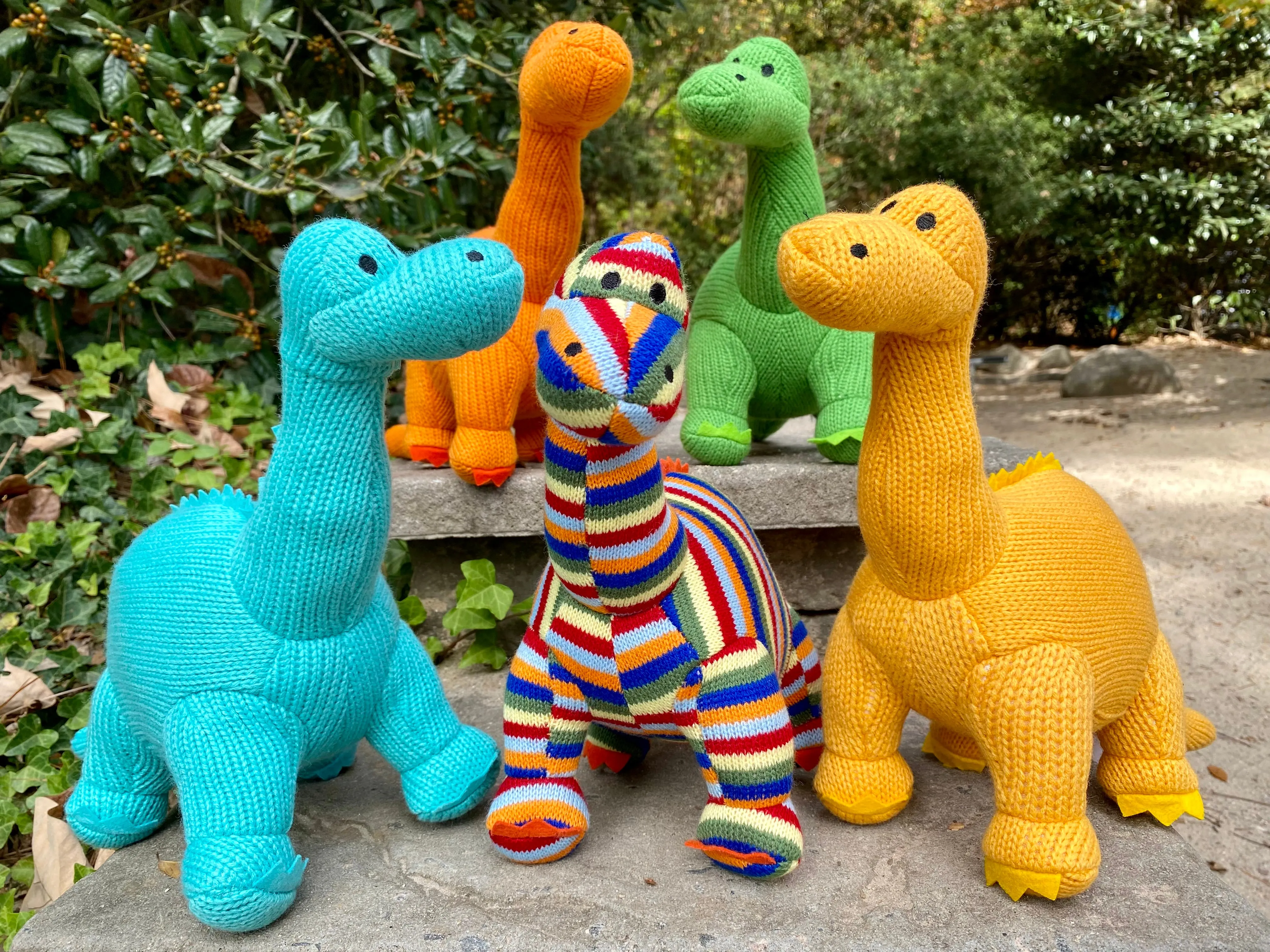 Knitted Diplodocus Plush