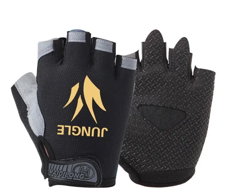 League of Legends Antiskid Gloves TOP/MID/JUE/SUP/ADC Gaming Sweatproof Touch Mouse E-sports Outdoor Half Finger Protective Gear