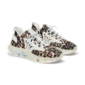 Leopard Pattern Men's Mesh Sneakers