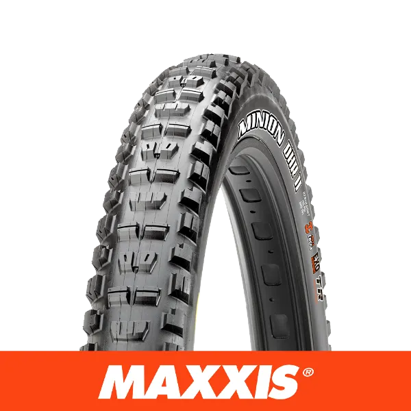 Maxxis Minion DHR II 27.5x2.40 60TPIx2 DH 3C MaxxGrip TR Folding Tyre Black