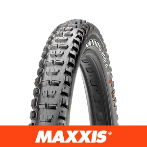 Maxxis Minion DHR II 27.5x2.40 60TPIx2 DH 3C MaxxGrip TR Folding Tyre Black