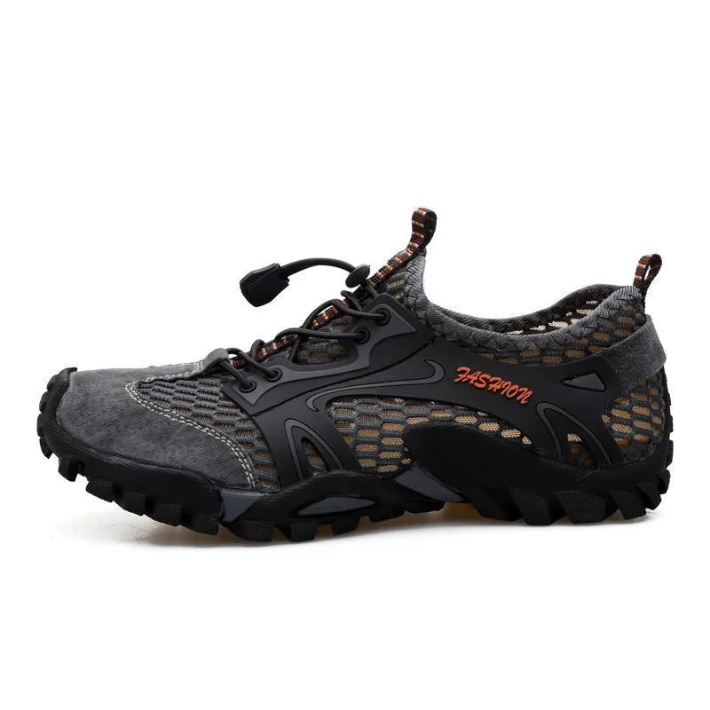 Men's Breathable Mesh Casual Light Outdoor Hiking Shoes