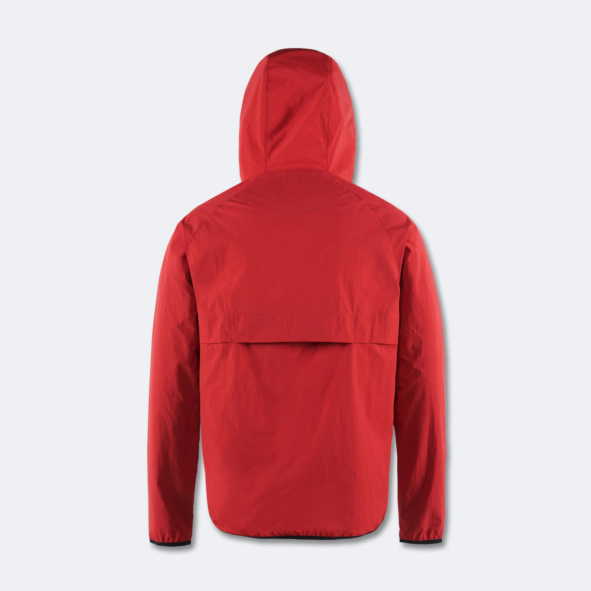 Mens DV   NB Hooded Wind Jacket - Goji Red