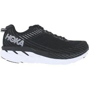 Men's Hoka One One Clifton 5 Black/White Mesh