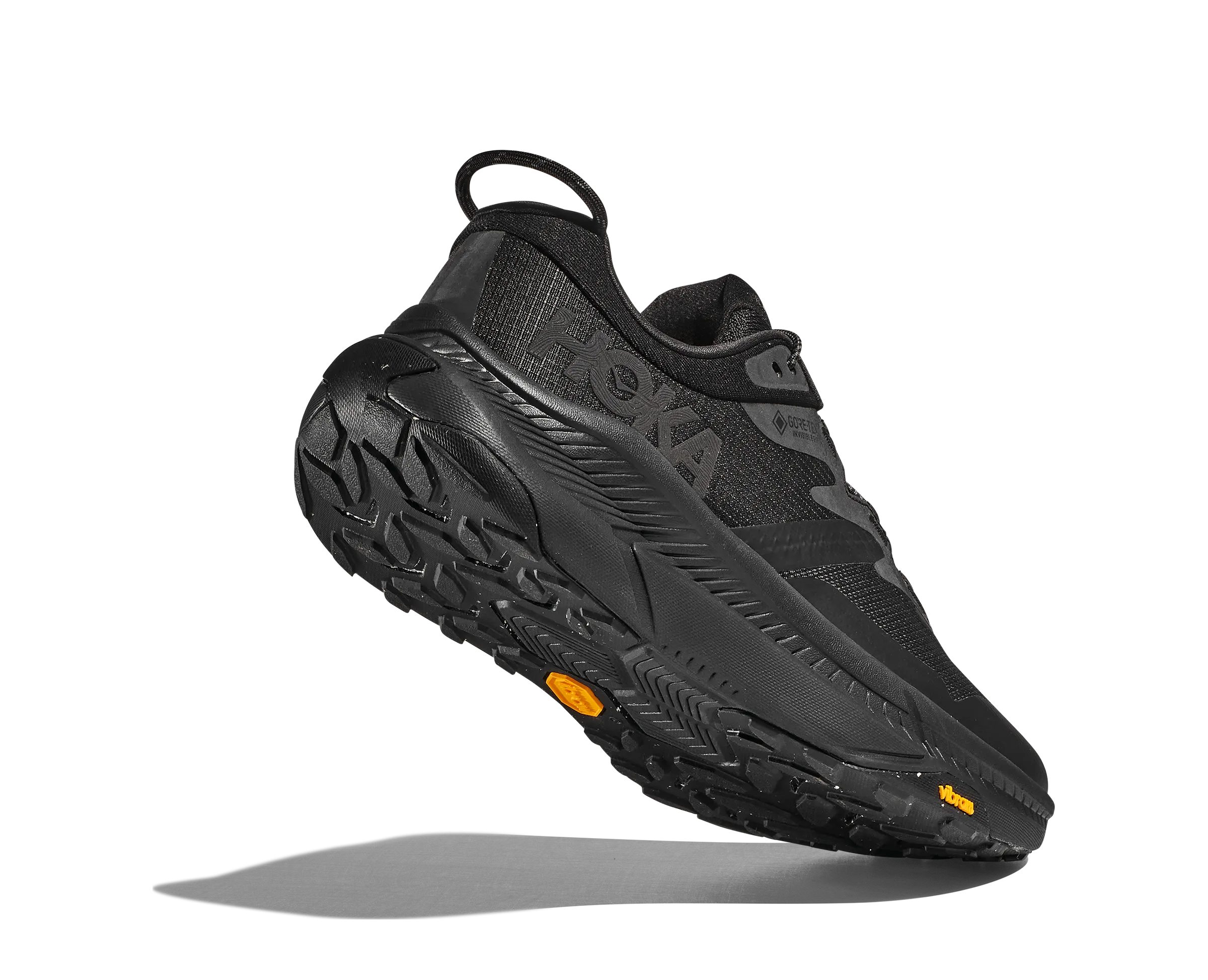 Men's Hoka Transport GTX Color: Black / Black