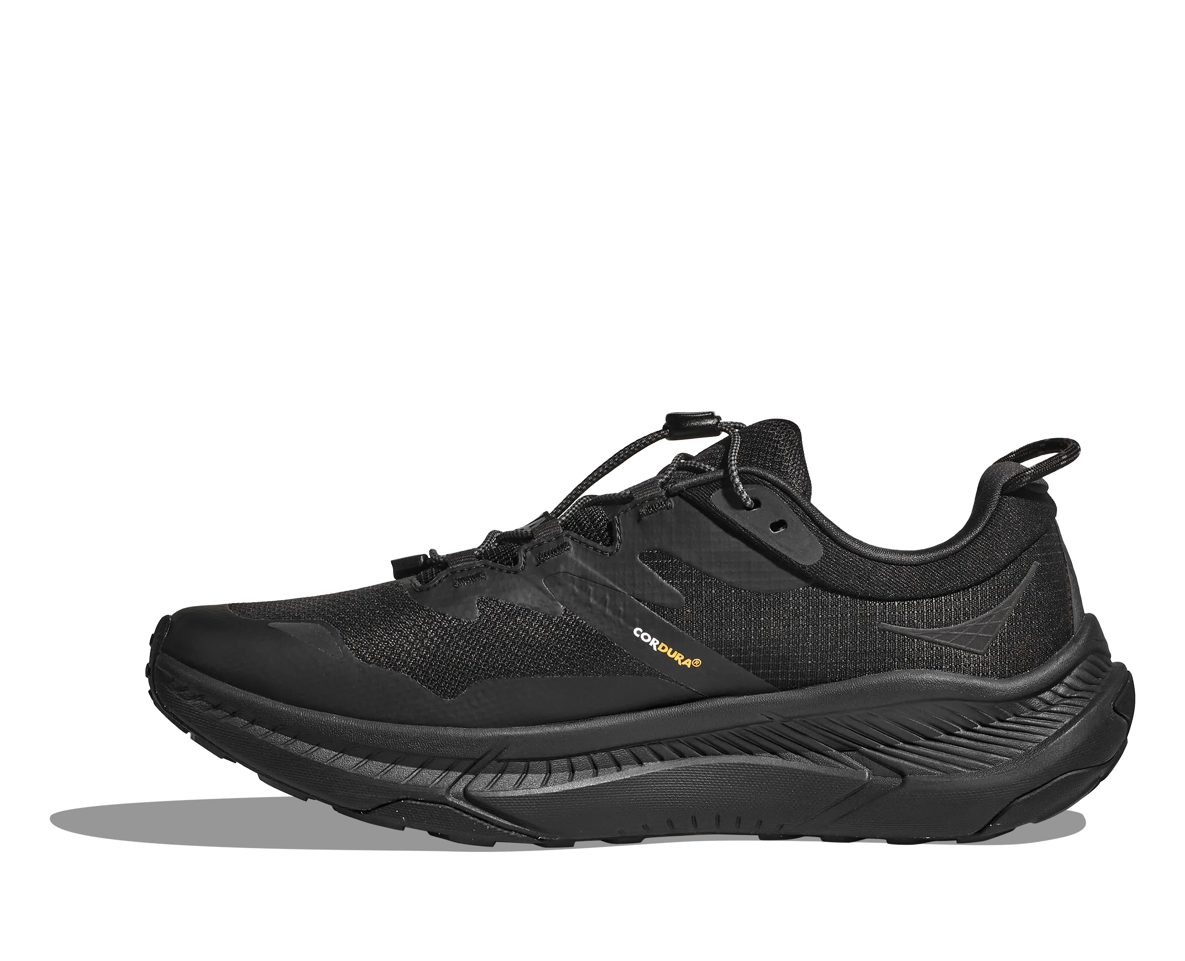 Men's Hoka Transport GTX Color: Black / Black