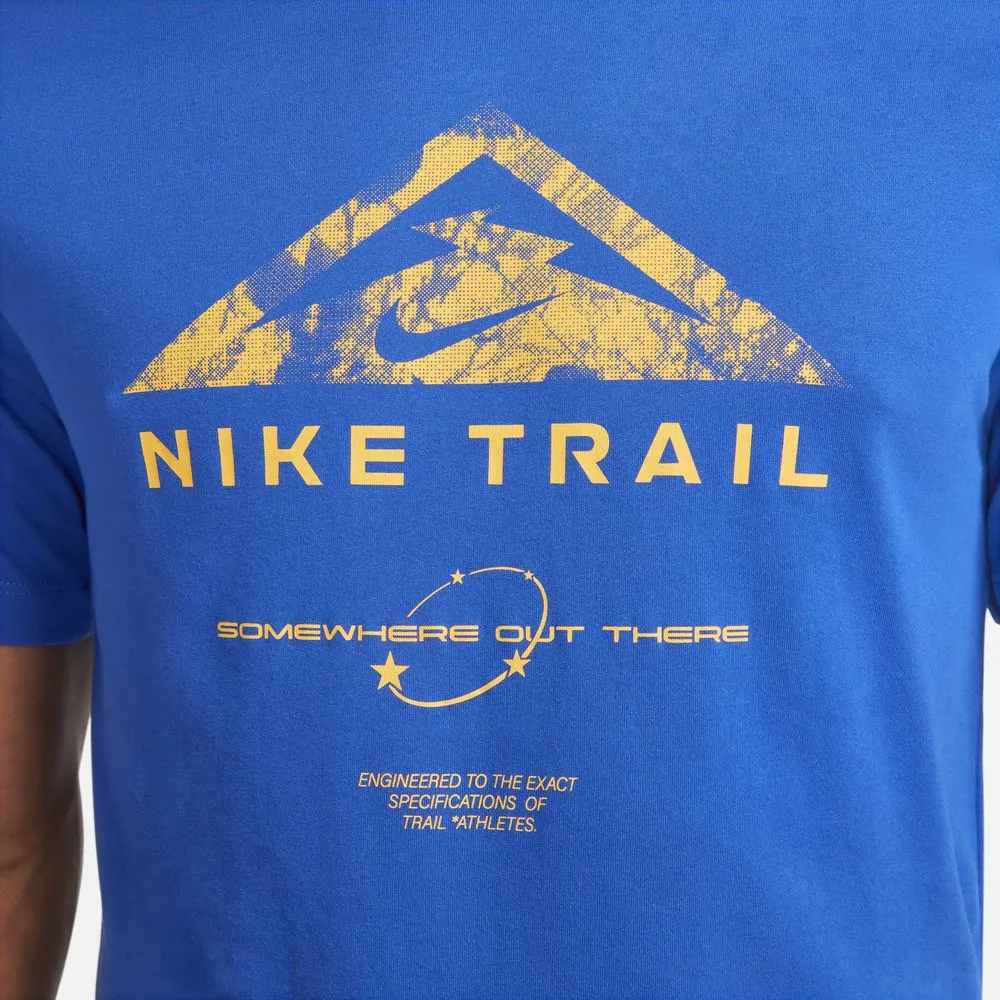 Mens Nike Dri Fit Tee Run Trail