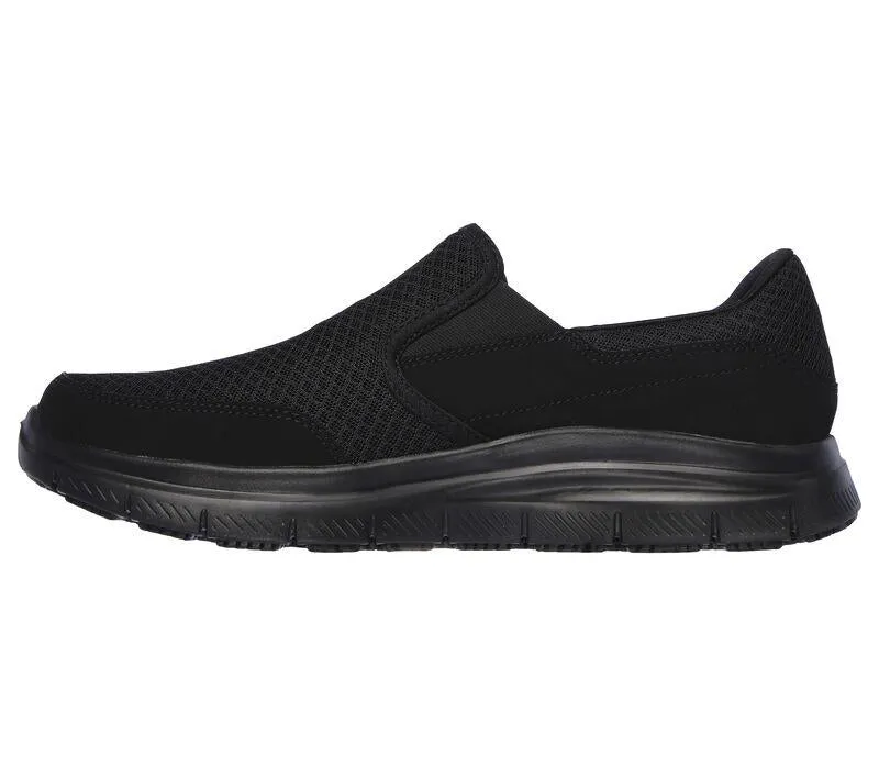 Mens Wide Fit Skechers Work Flex Advantage 77048 McAllen Slip On Walking Trainers