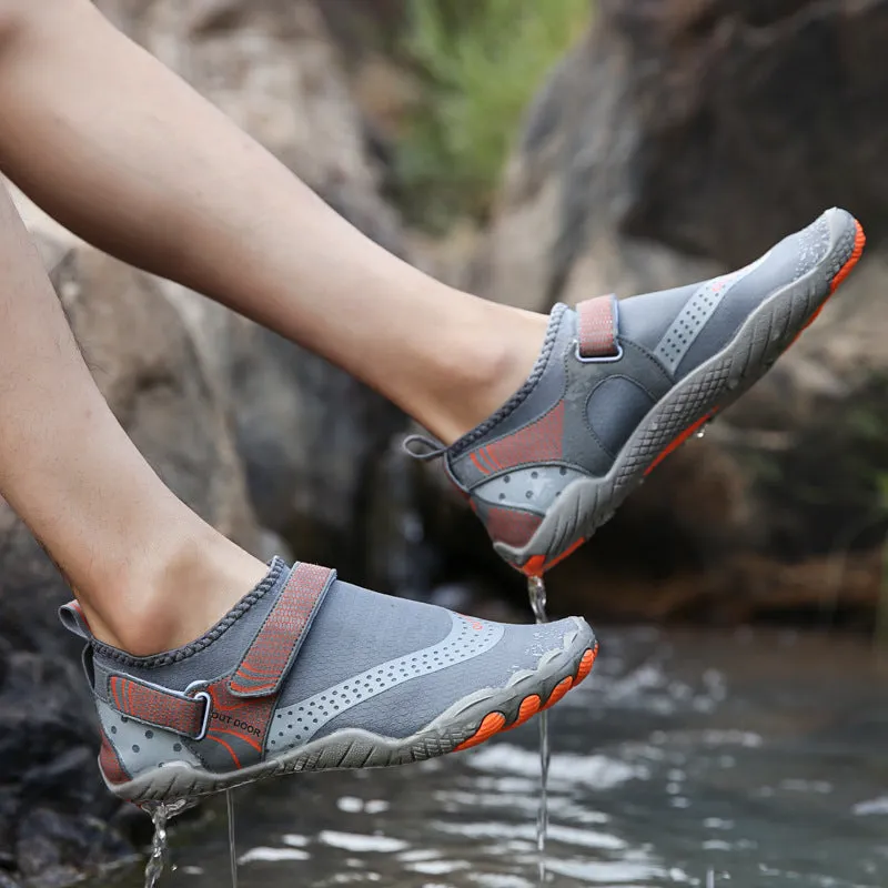 Mens Womens Summer Outdoor Non-slip Breathable Velcro Sneakers