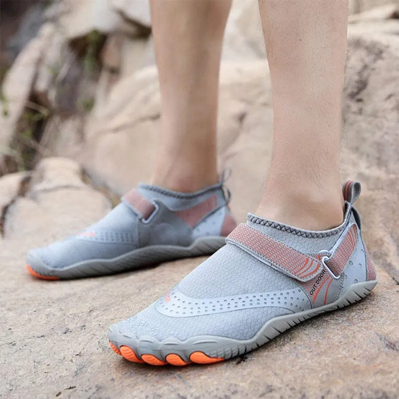 Mens Womens Summer Outdoor Non-slip Breathable Velcro Sneakers