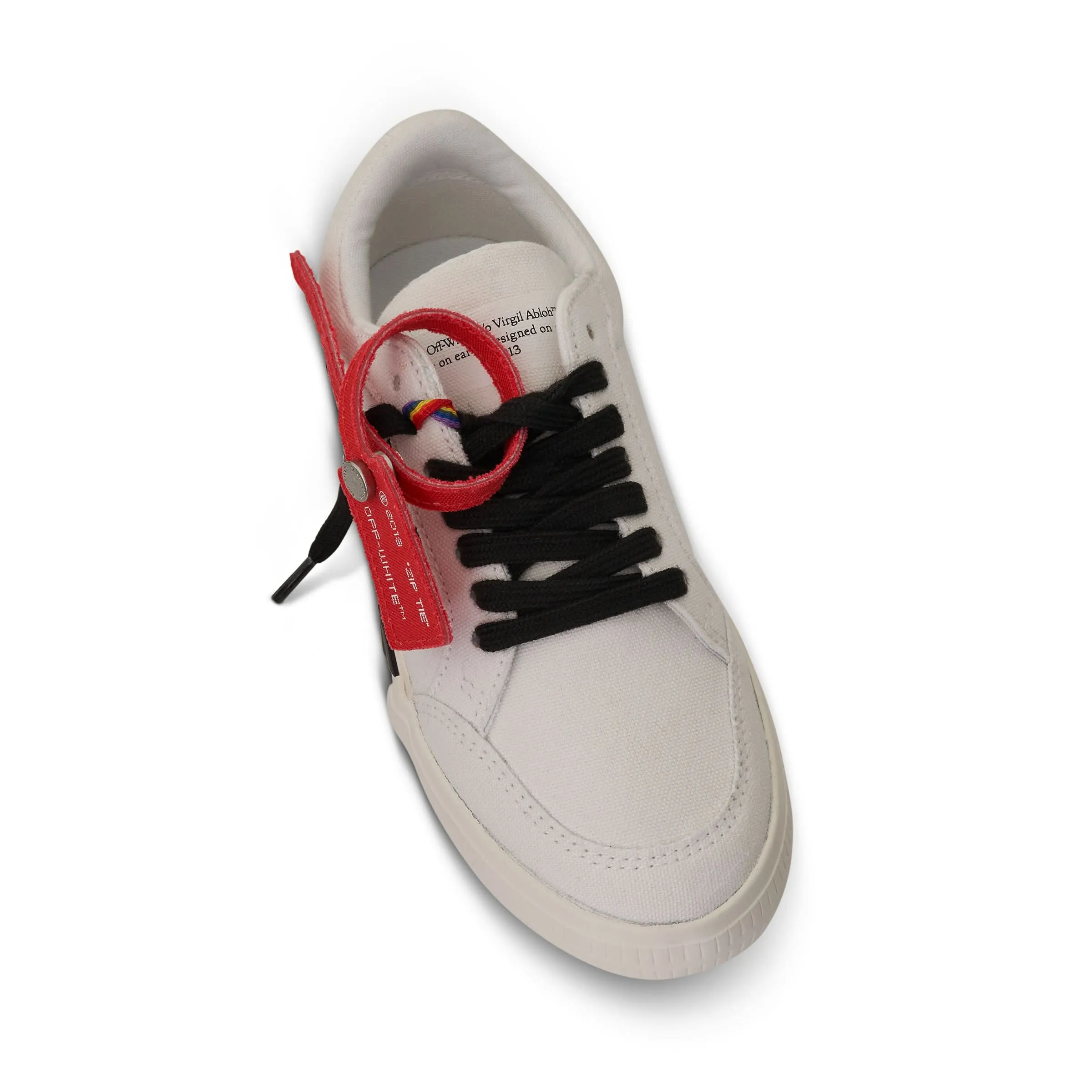 Monsters Vulcanized Sneakers in White/Black