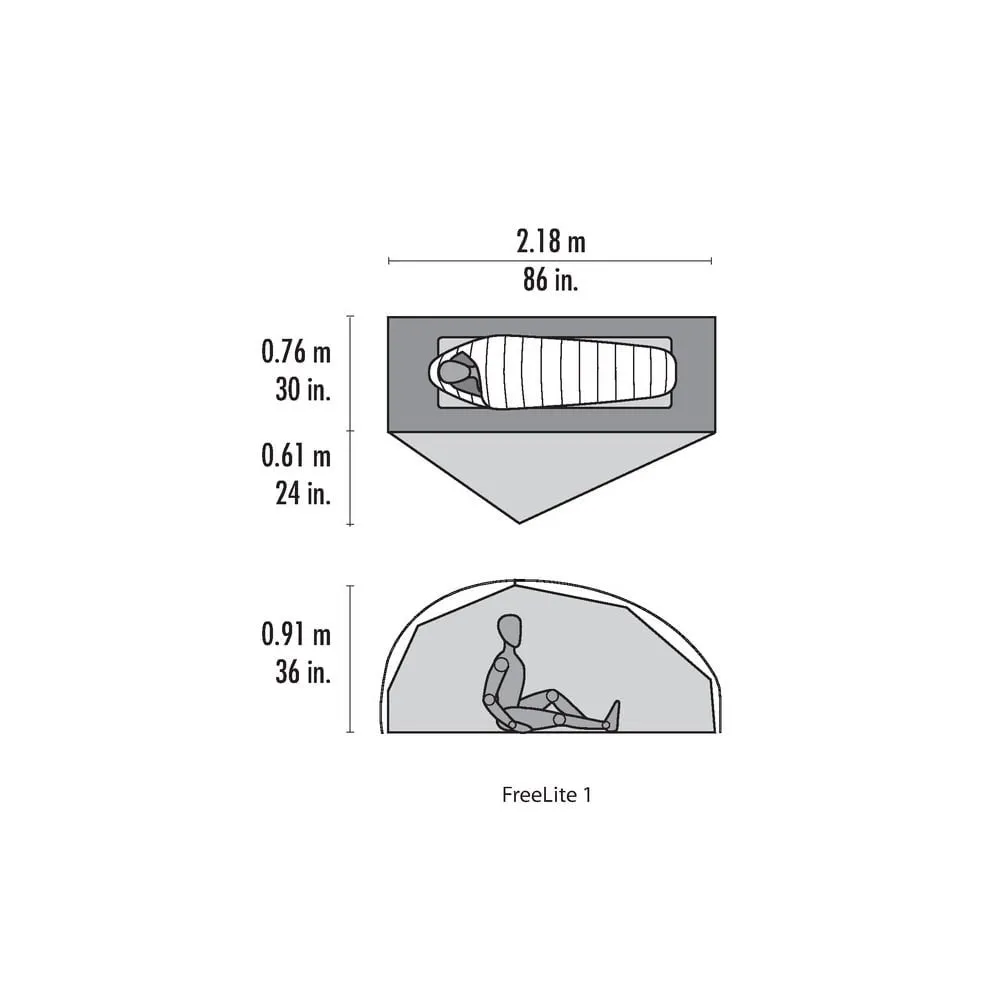 MSR Freelite 1 Tent - 1 Person Tent