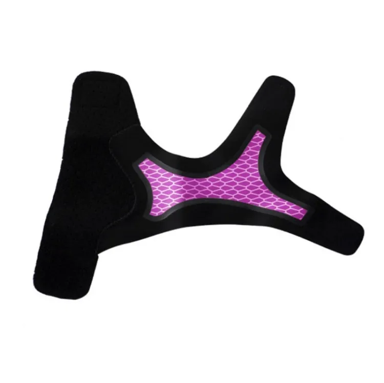 Neoprene Sports Ankle Support Ankle Compression Fixed Support Protective Strap, Specification: Right Foot (Purple)