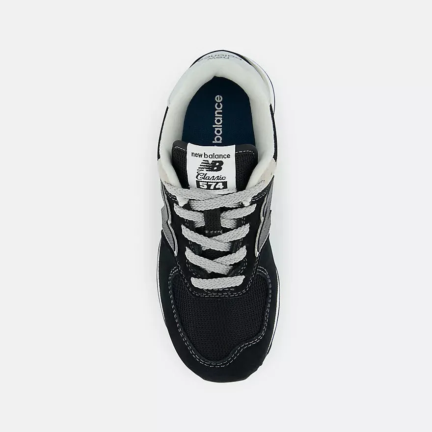 New Balance Black/White 574 Core Children’s Sneaker