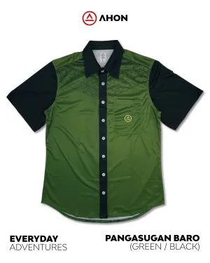 Pangasugan Baro button up shirt (green)