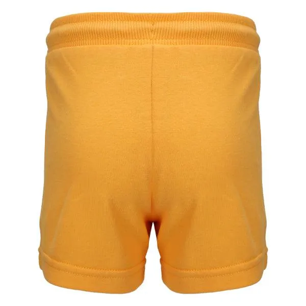 PLAIN ORANGE BOYS SHORTS WITH RIBBED WAIST