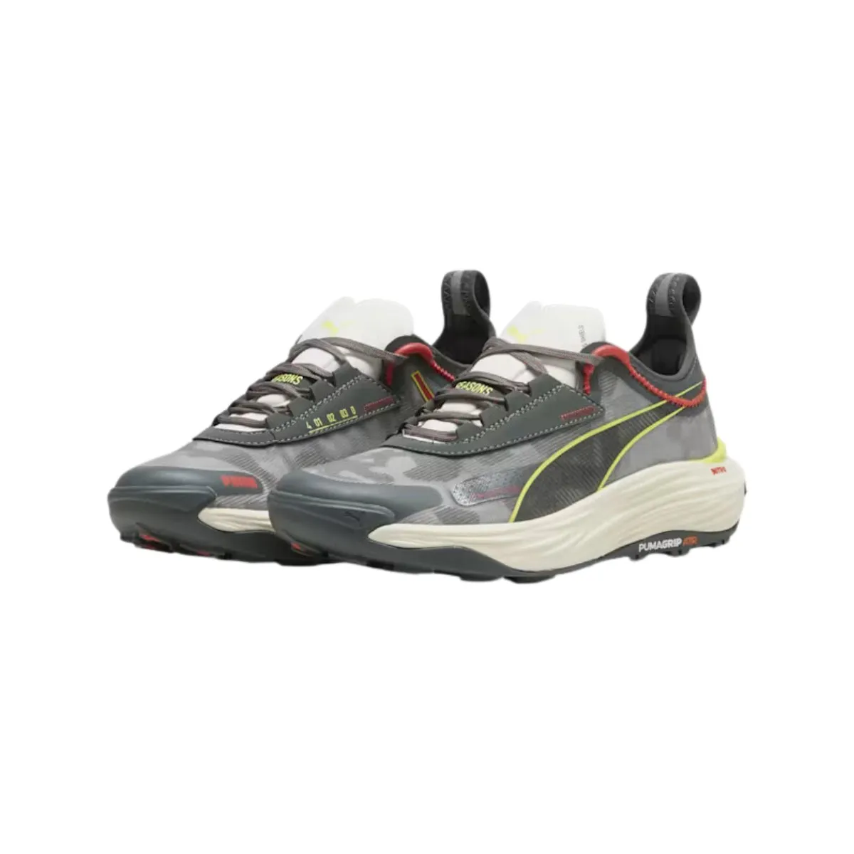 Puma Voyage Nitro 3 Grey Red SS24 Women's Shoes