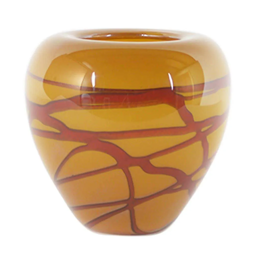 Random Trails Short Puff Vase