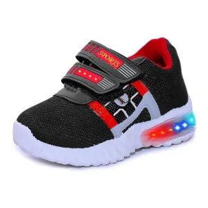 Redburg Kids LED Light Up Shoes, LED Sneaker, Shoes for Boys Girls, Casual Shoes for Kids, Outdoor/Sports/Running Shoes (BLRDT51_12-18M)