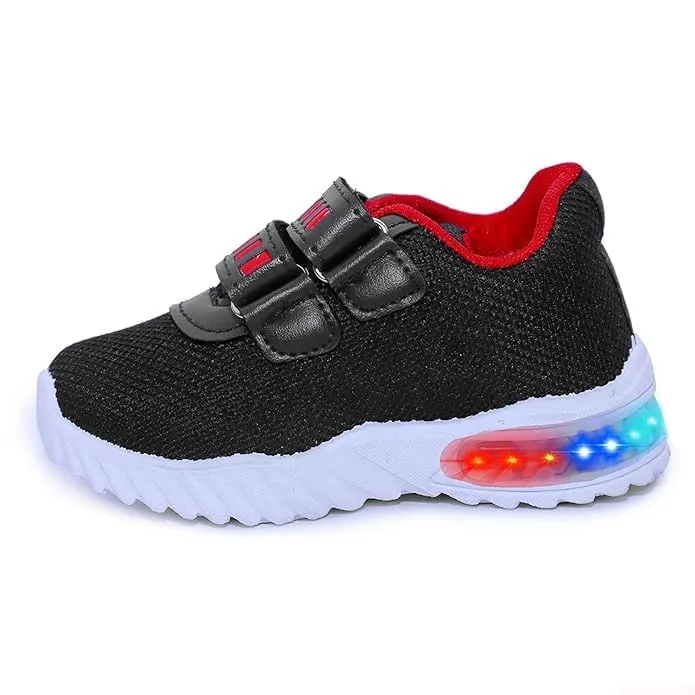 Redburg Kids LED Light Up Shoes, LED Sneaker, Shoes for Boys Girls, Casual Shoes for Kids, Outdoor/Sports/Running Shoes (BLRDT51_12-18M)