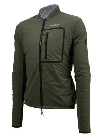 Santini Alpha Trail Gravel Jacket - Military Green