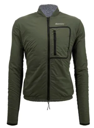 Santini Alpha Trail Gravel Jacket - Military Green