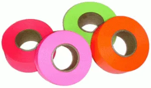 SCOTSCO Pink Fluorescent Trail Marker & Flagging Tape