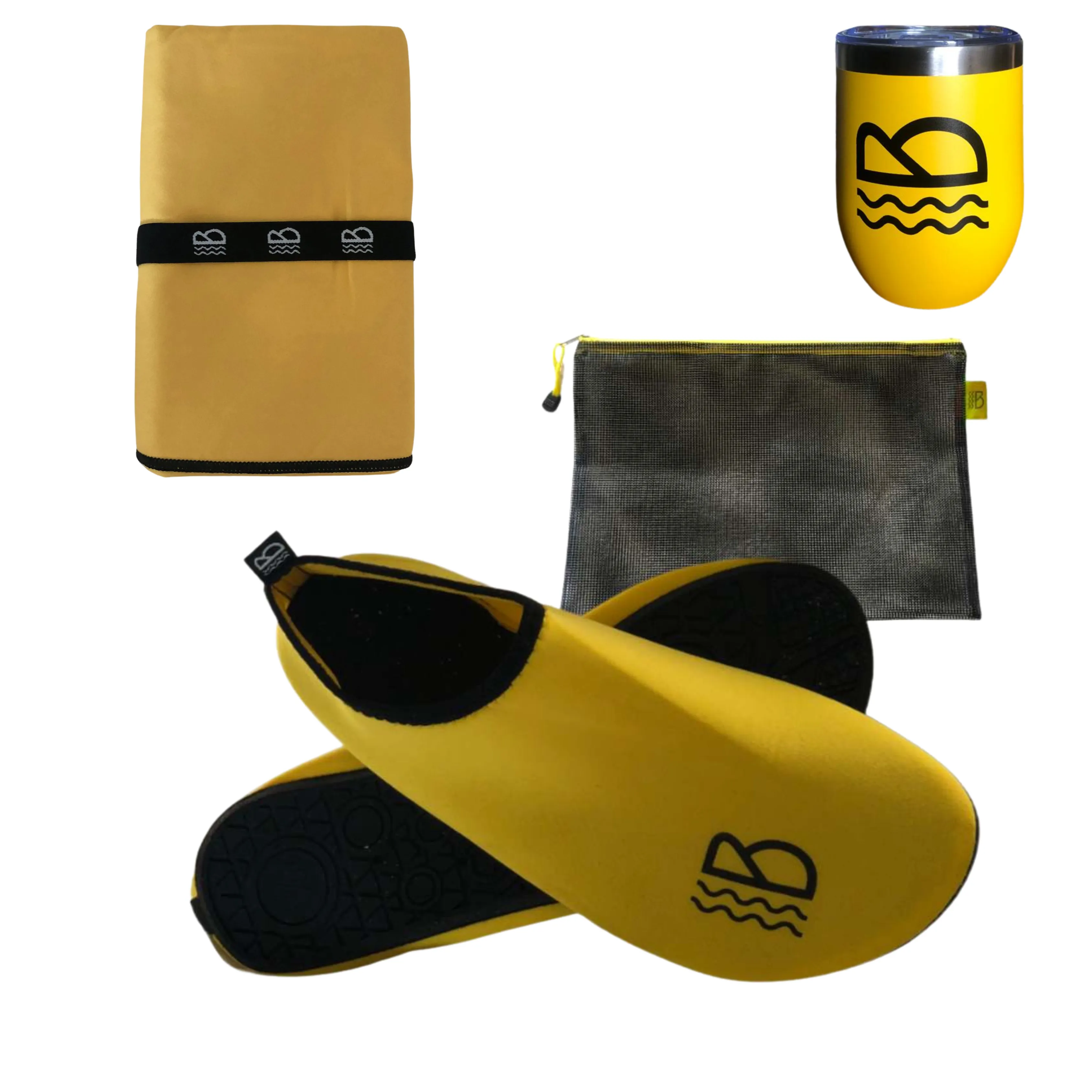 Shoes & Towel & Cup Beach Pack