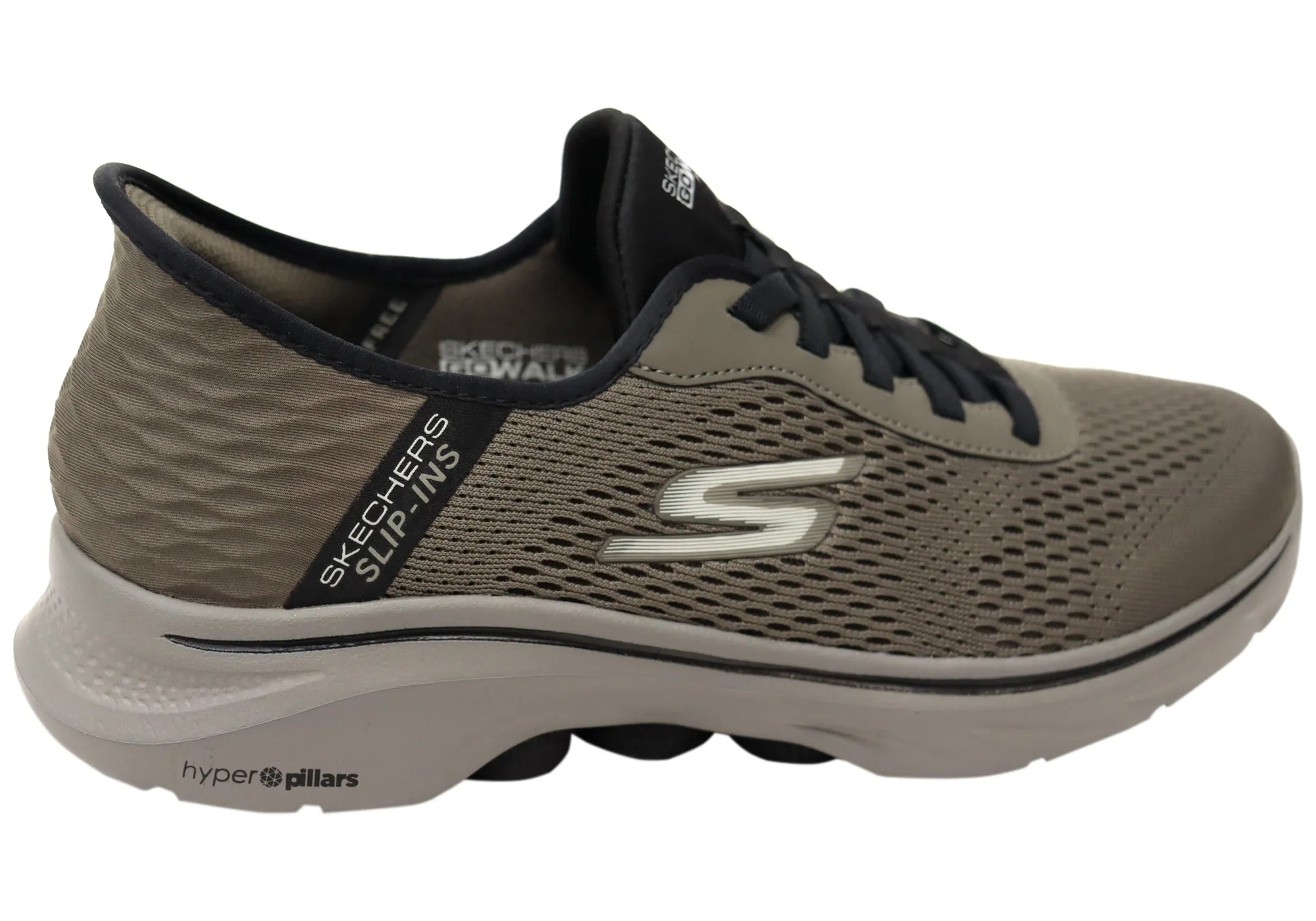 Skechers Mens Slip Ins GOwalk 7 Free Hand 2 Comfortable Shoes