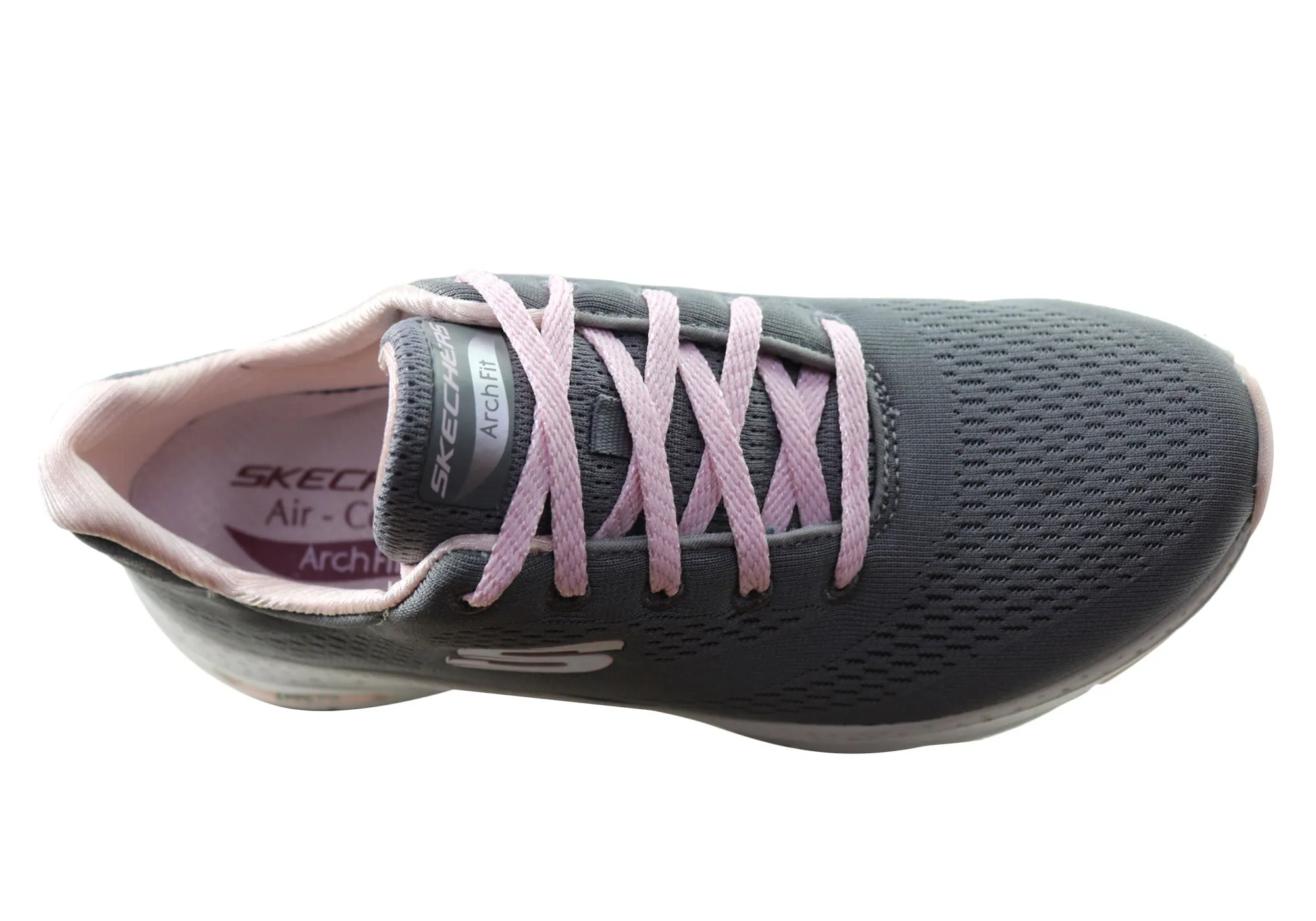 Skechers Womens Arch Fit Comfortable Lace Up Shoes