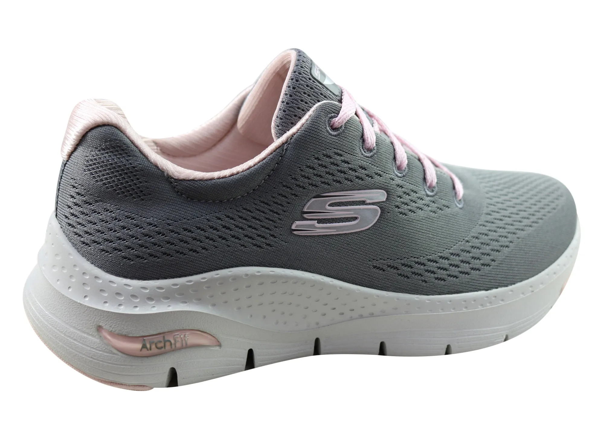 Skechers Womens Arch Fit Comfortable Lace Up Shoes