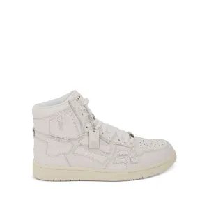 Skeleton Hi Top Sneaker in White