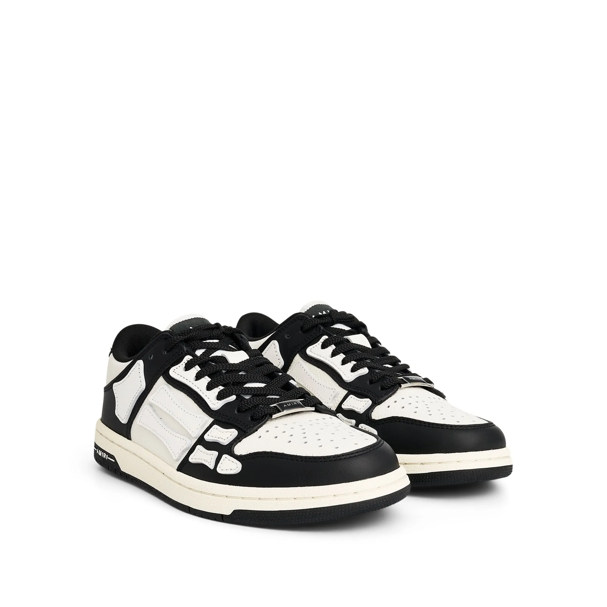 Skeleton Sneaker in Black/White